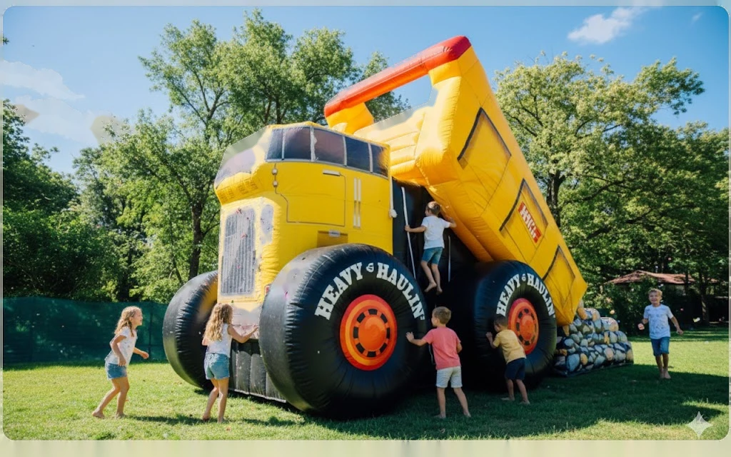 Şişme Kamyon Kaydırak