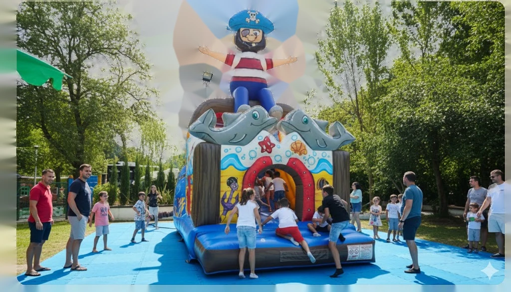 Şişme Korsan Kaydırak