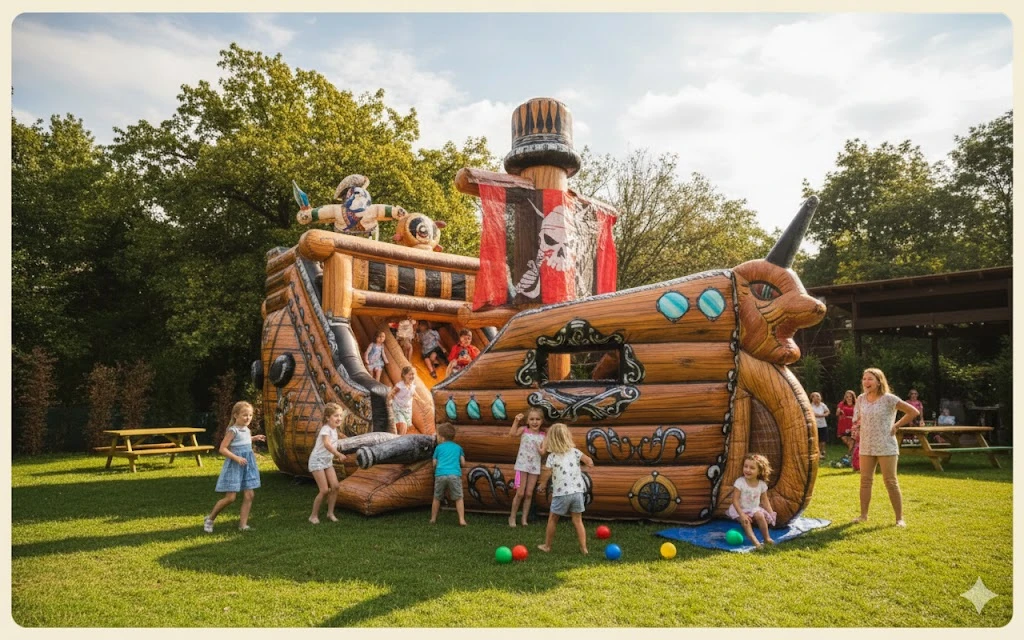 Şişme Dev Korsan Evi