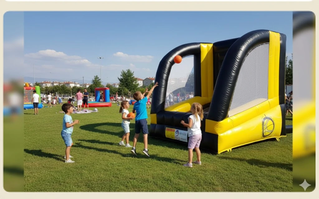 Şişme 2'li Basketbol