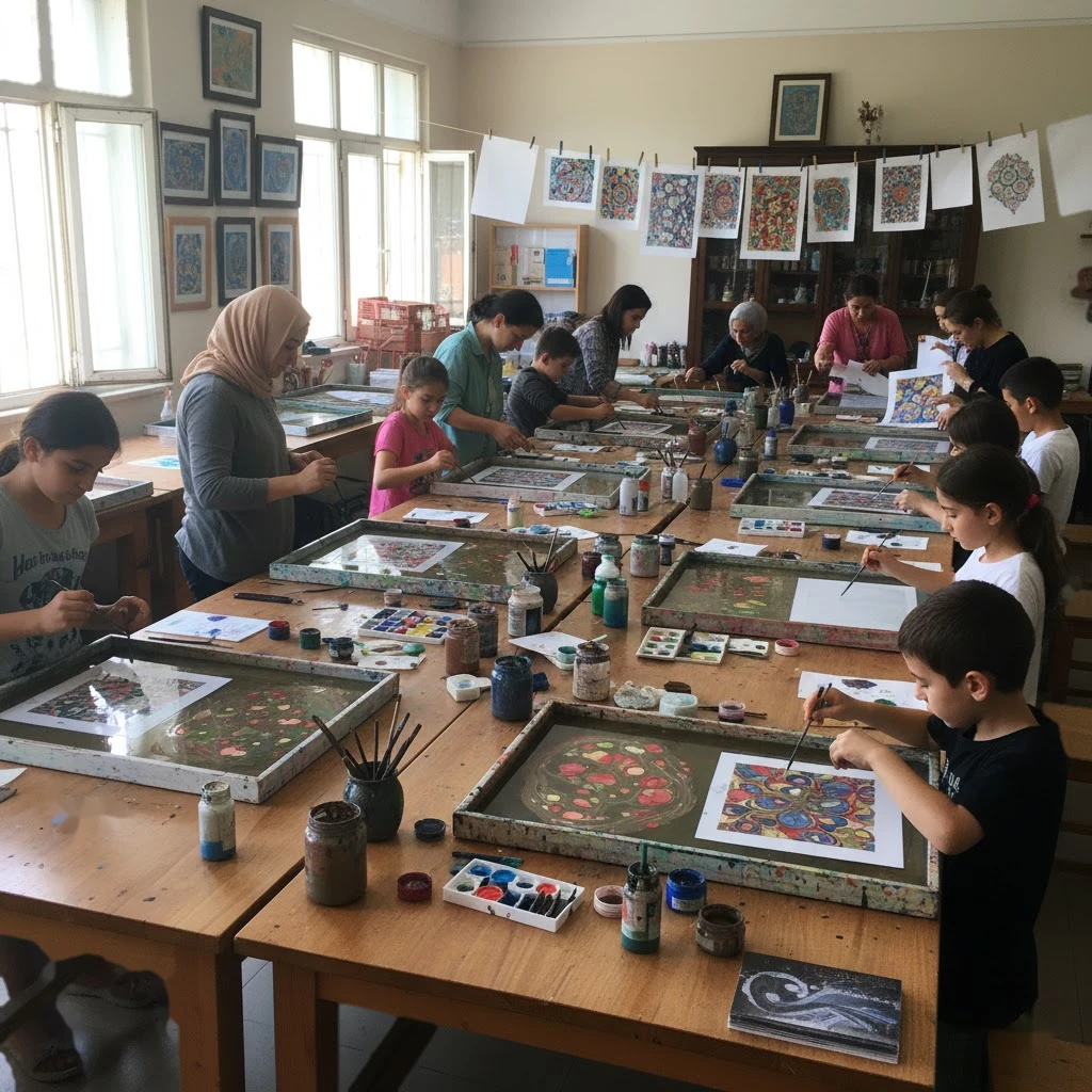 Ebru Sanatı Atölyesi