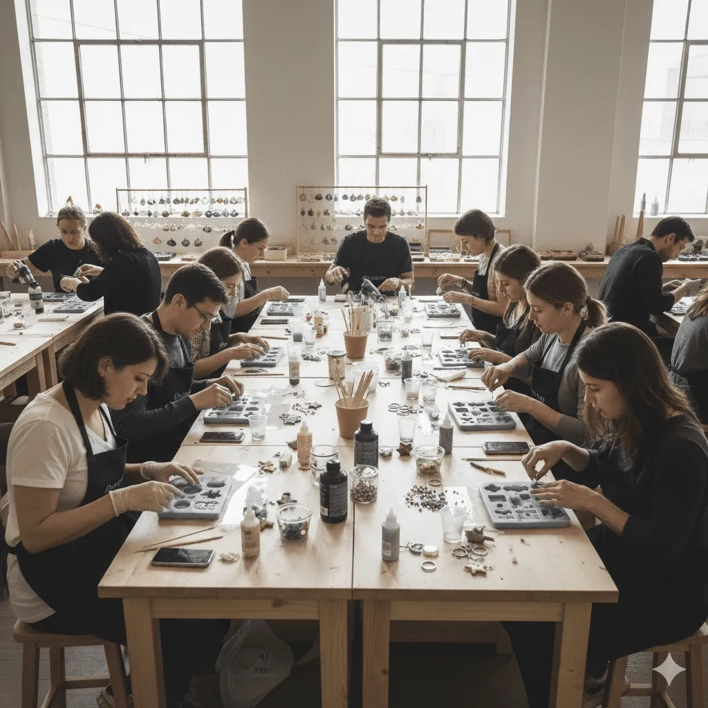 Epoxi Anahtarlık Atölyesi